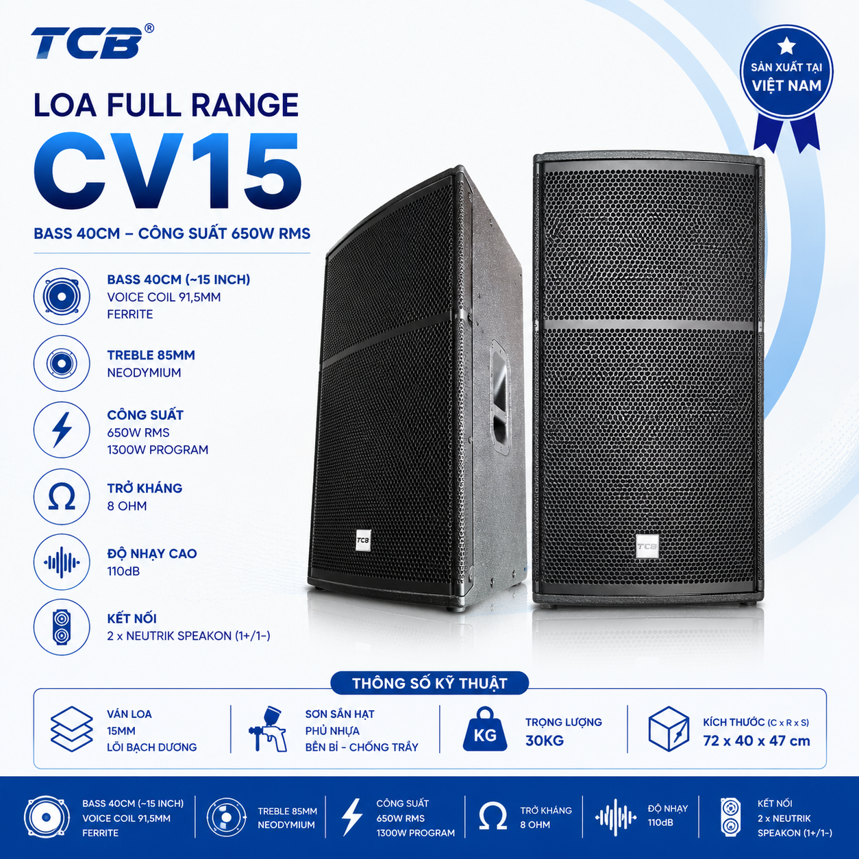 Cách chọn loa full range chất lượng cho hệ thống âm thanh chuyên nghiệp
