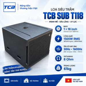 Cách chọn loa Subwoofer 18 inch phù hợp cho dàn âm thanh chuyên nghiệp