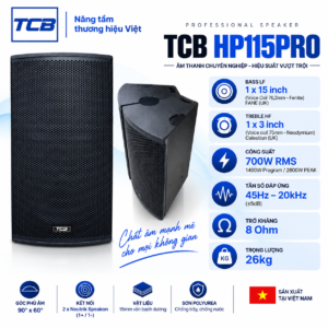 Loa TCB HP115PRO Full 15 inch FANE UK công suất 700W RMS
